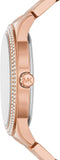 Buy Shop Michael Kors Tibby Quartz Rose Gold Dial Rose Gold Steel Strap Watch For Women - MK6880 USA Online