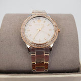 Buy Shop Michael Kors Tibby Three Hand Crystals Silver Dial Two Tone Steel Strap Watch for Women - MK4576 USA Online