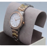 Buy Shop Michael Kors Tibby Three Hand Crystals Silver Dial Two Tone Steel Strap Watch for Women - MK4576 USA Online