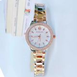 Buy Shop Michael Kors Tibby Three Hand Crystals Silver Dial Two Tone Steel Strap Watch for Women - MK4576 USA Online