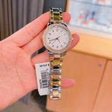 Buy Shop Michael Kors Tibby Three Hand Crystals Silver Dial Two Tone Steel Strap Watch for Women - MK4576 USA Online