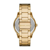 Buy Shop Michael Kors Tibby Three Hand Gold Dial Gold Steel Strap Watch For Women - MK6879 USA Online