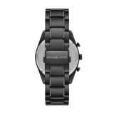 Buy Shop Michael Kors Warren Chronograph Black Dial Black Steel Strap Watch For Men - MK9113 USA Online