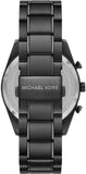Buy Shop Michael Kors Warren Chronograph Black Dial Black Steel Strap Watch For Men - MK9113 USA Online