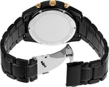 Buy Shop Michael Kors Warren Chronograph Black Dial Black Steel Strap Watch For Men - MK9113 USA Online
