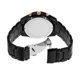 Buy Shop Michael Kors Warren Chronograph Black Dial Black Steel Strap Watch For Men - MK9113 USA Online
