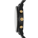 Buy Shop Michael Kors Warren Chronograph Black Dial Black Steel Strap Watch For Men - MK9113 USA Online