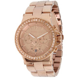 Buy Shop Michael Kors Dylan Rose Gold Dial Rose Gold Steel Strap Watch for Women - MK5412 USA Online