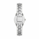 Buy Shop Michael Kors Runway Mercer Quartz Mother of Pearl Blue Dial Silver Steel Strap Watch For Women - MK6857 USA Online