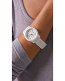 Buy Shop Michael Kors Runway White Ceramic Dial White Steel Strap Watch for Women - MK5161 USA Online