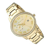 Buy Shop Michael Kors Whitley Analog Diamonds Gold Dial Gold Steel Strap Watch For Women - MK6227 USA Online