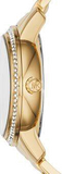 Buy Shop Michael Kors Whitley Analog Diamonds Gold Dial Gold Steel Strap Watch For Women - MK6227 USA Online