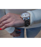 Buy Shop Michael Kors Whitley Analog White Dial Two Tone Steel Strap Watch For Women - MK6228 USA Online