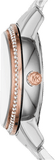 Buy Shop Michael Kors Whitley Analog White Dial Two Tone Steel Strap Watch For Women - MK6228 USA Online