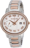 Buy Shop Michael Kors Whitley Analog White Dial Two Tone Steel Strap Watch For Women - MK6228 USA Online