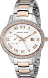 Buy Shop Michael Kors Whitley Analog White Dial Two Tone Steel Strap Watch For Women - MK6228 USA Online