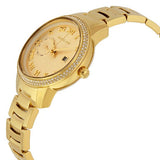 Buy Shop Michael Kors Whitley Analog Diamonds Gold Dial Gold Steel Strap Watch For Women - MK6227 USA Online