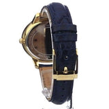 Buy Shop Michael Kors Whitley Quartz Blue Dial Blue Leather Strap Watch For Women - MK2429 USA Online