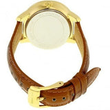 Buy Shop Michael Kors Whitley Quartz Gold Dial Brown Leather Strap Watch For Women - MK2428 USA Online