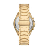 Buy Shop Michael Kors Whitney Chronograph Black Dial Gold Steel Strap Watch for Women - MK7224 USA Online