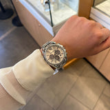 Buy Shop Michael Kors Whitney Chronograph Crystals Silver Dial Silver Steel Strap Watch For Women - MK6728 USA Online
