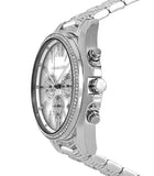 Buy Shop Michael Kors Whitney Chronograph Crystals Silver Dial Silver Steel Strap Watch For Women - MK6728 USA Online