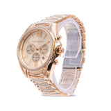 Buy Shop Michael Kors Whitney Chronograph Gold Dial Gold Steel Strap Watch For Women - MK6729 USA Online