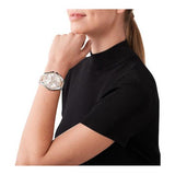Buy Shop Michael Kors Whitney Chronograph Silver Dial Two Tone Steel Strap Watch For Women - MK7225 USA Online