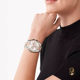 Buy Shop Michael Kors Whitney Chronograph Silver Dial Two Tone Steel Strap Watch For Women - MK7225 USA Online