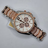 Buy Shop Michael Kors Whitney Chronograph Silver Dial Two Tone Steel Strap Watch For Women - MK7225 USA Online