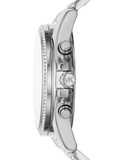 Buy Shop Michael Kors Whitney Chronograph Crystals Silver Dial Silver Steel Strap Watch For Women - MK6728 USA Online