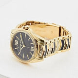 Buy Shop Michael Kors Whitney Quartz Black Dial Two Tone Steel Strap Watch For Women - MK6743 USA Online