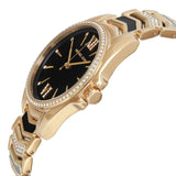 Buy Shop Michael Kors Whitney Quartz Black Dial Two Tone Steel Strap Watch For Women - MK6743 USA Online