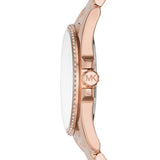 Buy Shop Michael Kors Whitney Quartz White Dial Rose Gold Steel Strap Watch For Women - MK6694 USA Online