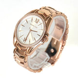 Buy Shop Michael Kors Whitney Quartz White Dial Rose Gold Steel Strap Watch For Women - MK6694 USA Online