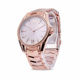 Buy Shop Michael Kors Whitney Quartz White Dial Rose Gold Steel Strap Watch For Women - MK6694 USA Online