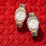 Buy Shop Michael Kors Whitney Quartz White Dial Two Tone Steel Strap Watch For Women - MK6686 USA Online
