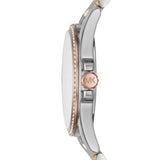 Buy Shop Michael Kors Whitney Quartz White Dial Two Tone Steel Strap Watch For Women - MK6686 USA Online