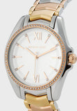 Buy Shop Michael Kors Whitney Quartz White Dial Two Tone Steel Strap Watch For Women - MK6686 USA Online