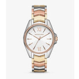 Buy Shop Michael Kors Whitney Quartz White Dial Two Tone Steel Strap Watch For Women - MK6686 USA Online