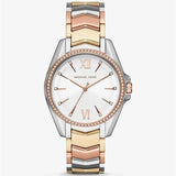 Buy Shop Michael Kors Whitney Quartz White Dial Two Tone Steel Strap Watch For Women - MK6686 USA Online