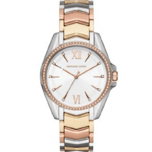 Buy Shop Michael Kors Whitney Quartz White Dial Two Tone Steel Strap Watch For Women - MK6686 USA Online