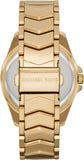 Buy Shop Michael Kors Whitney Three-Hand White Dial Gold Steel Strap Watch For Women - MK6693 USA Online