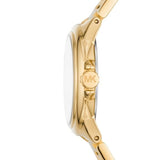 Buy Shop Michael Kors Camille Quartz White Dial Gold Steel Strap Watch For Women - MK7255 USA Online