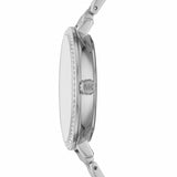 Buy Shop Michael Kors Charley Quartz Silver Dial Silver Steel Strap Watch for Women - MK4398 USA Online