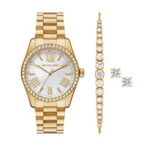 Buy Shop Michael Kors Lexington Mother of Pearl White Dial Gold Steel Strap Watch for Women - MK1079 USA Online