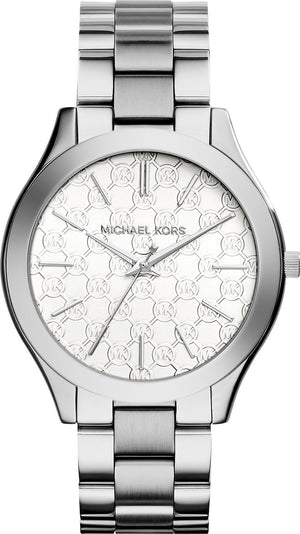Buy Shop Michael Kors Runway Silver Dial Silver Stainless Steel Strap Watch for Women - MK3371 USA Online