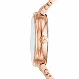 Buy Shop Michael Kors Sofie Quartz Rose Gold Dial Rose Gold Steel Strap Watch For Women - MK4335 USA Online