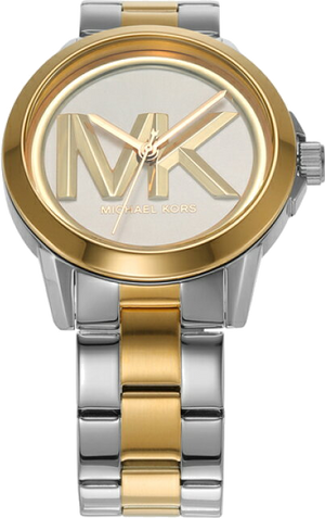 Buy Shop Michael Kors Analog Silver Dial Two Tone Steel Strap Watch For Women - MK7319 USA Online