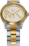 Buy Shop Michael Kors Analog Silver Dial Two Tone Steel Strap Watch For Women - MK7319 USA Online